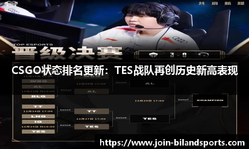 CSGO状态排名更新：TES战队再创历史新高表现